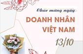 Thư chúc mừng ngày doanh nhân Việt Nam 13/10/2023